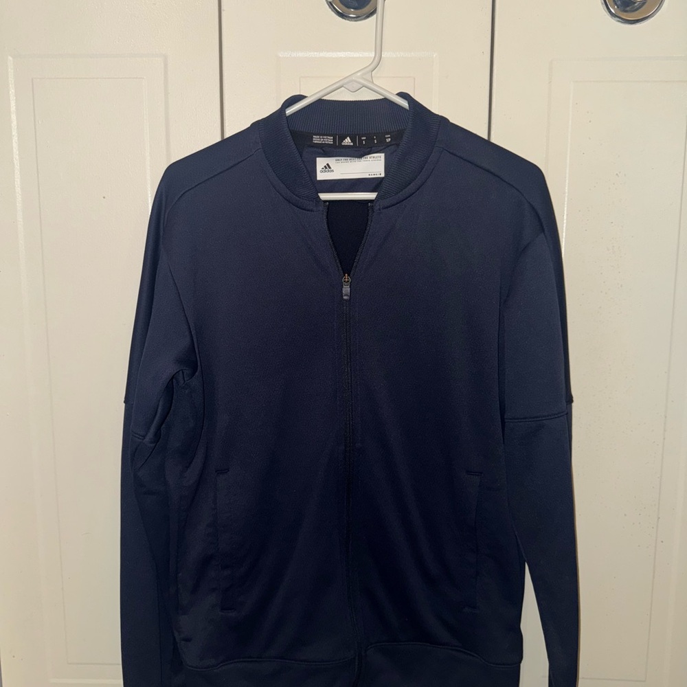 2/$25 Adidas Men's Navy Blue Full Zip Golf Jacket